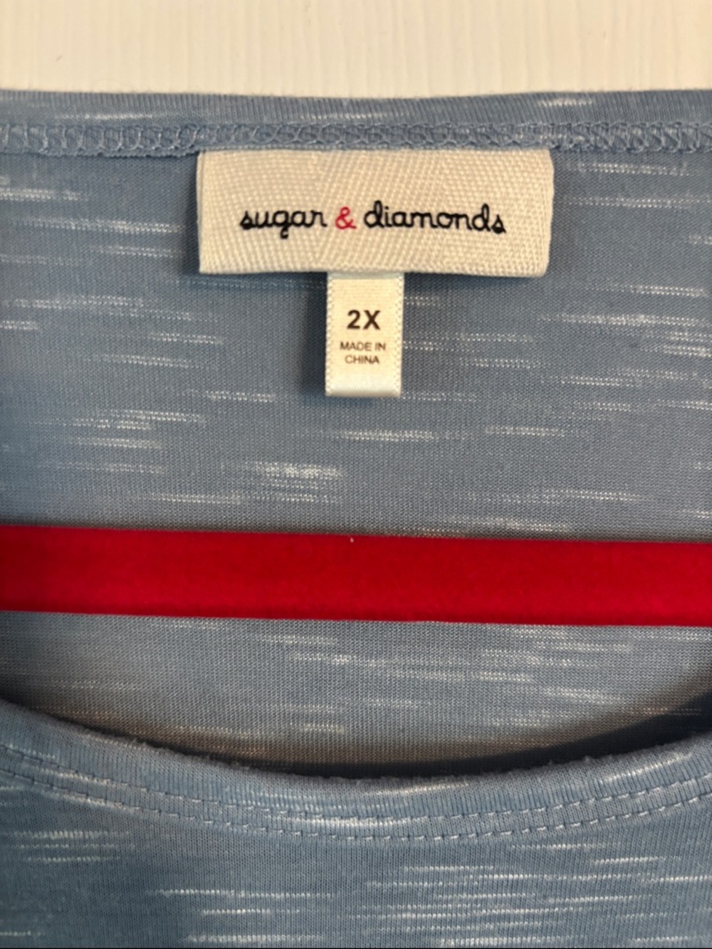 Sugar & Diamonds light denim-blue Paris Eiffel Tee - Picture 2 of 3